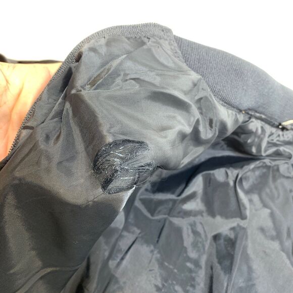 Vintage Korea Souvenir Embroidered Satin Bomber Jacket Military Style Size 13/14 - Picture 11 of 13